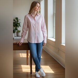 Moda International Light Pink Button Down Shirt